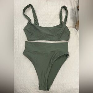 Aerie Sage Green Bikini Set